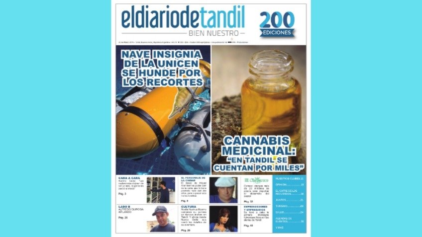 "Nave insignia de la Unicen se hunde por los recortes", la tapa de la Edición Papel